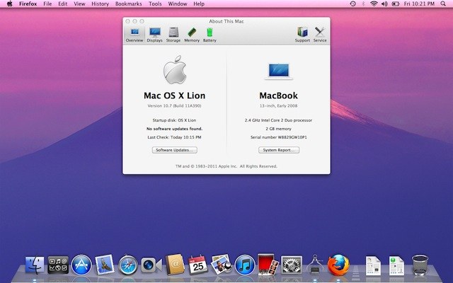 Ảnh chụp toàn bộ màn hình trên hệ điều hành MacOS