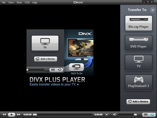 Công cụ xem video DivX Player