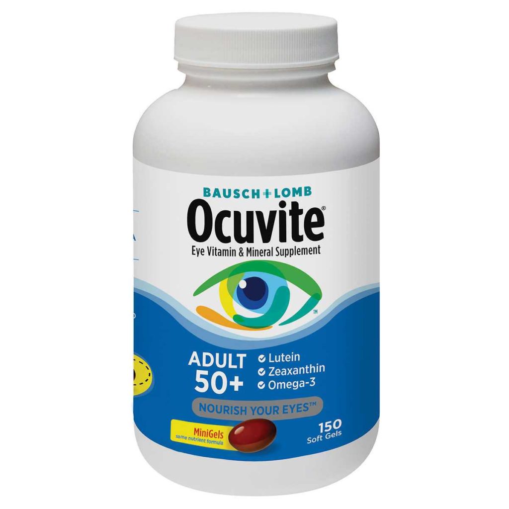 Bausch +Lomb Ocuvite 50+ là thuốc chuyên bổ sung dưỡng chất cho mắt