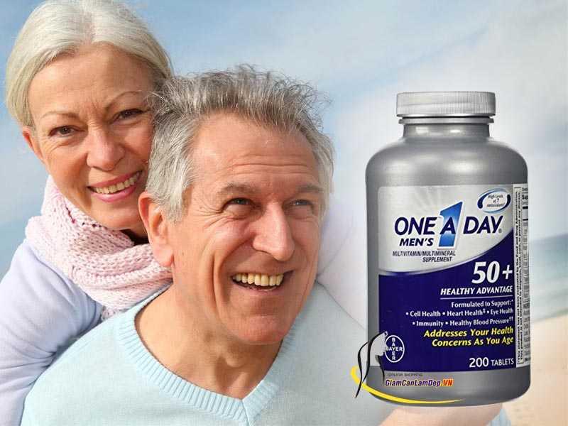 One A Day Men’s 50+ Healthy Advantage giúp bổ sung dưỡng chất cho nam giới tuổi 50