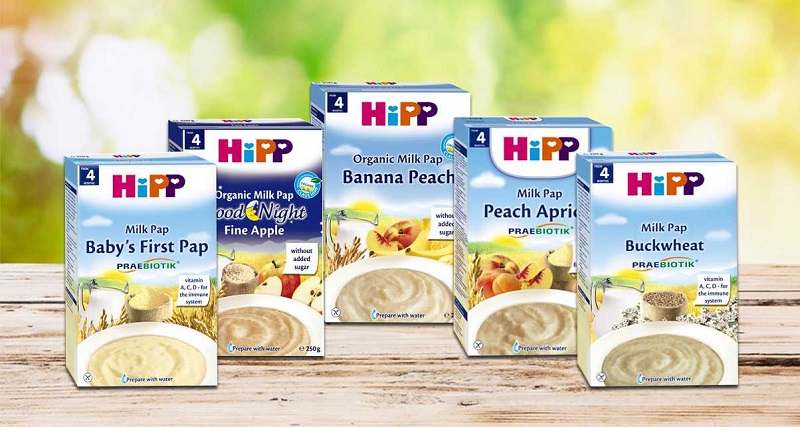 Bột ăn dặm HiPP hoàn toàn không chứa sữa 