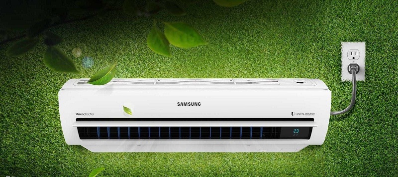 Máy lạnh Samsung với thiết kế thanh lịch và sang trọng phù hợp với mọi không gian