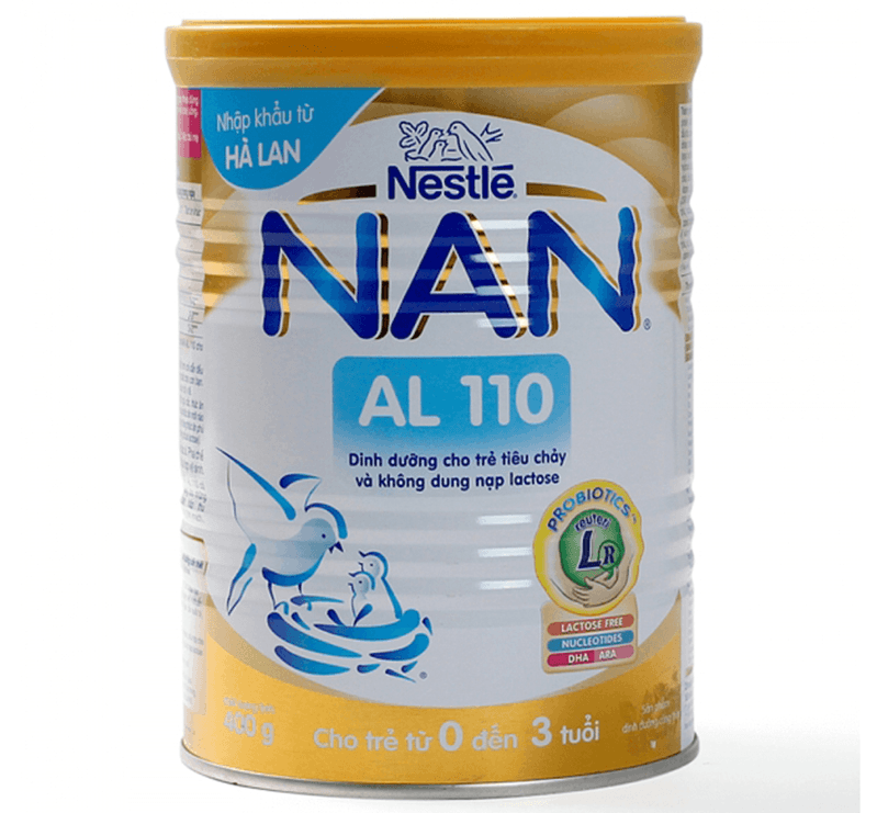 Sữa Nan Nga AL110 phù hợp với trẻ có hệ tiêu hóa kém