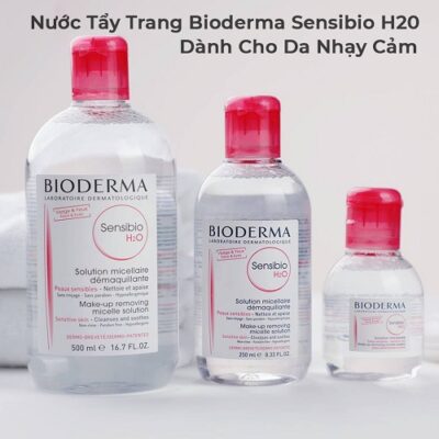 Nước tẩy trang cho da nhạy cảm Bioderma Sensibio H2O