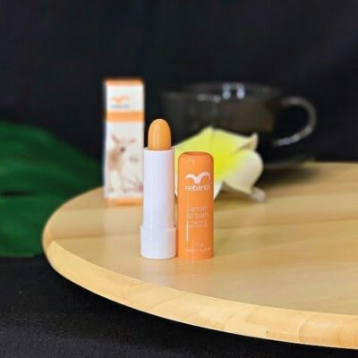 Son trị thâm môi Lanolin Lip Balm Vitamin E & Apricot Oil Rebirth RB14
