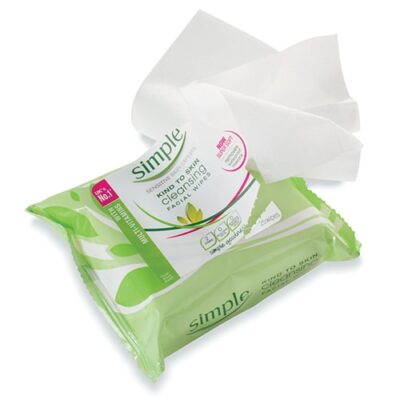 Khăn ướt tẩy trang Simple Kind to Skin Cleansing Wipes