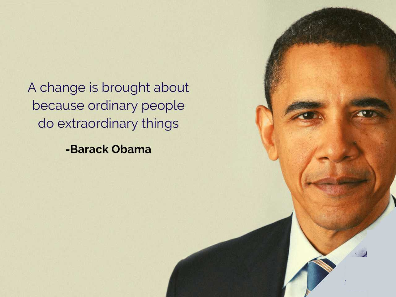 Những câu nói tiếng Anh hay của Barack Obama 