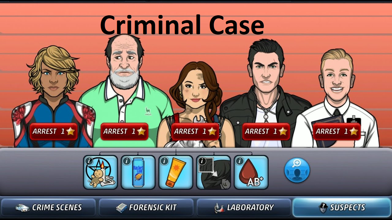 Trò chơi tiếng Anh: Criminal Case