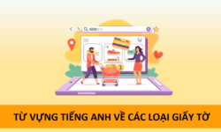 1001+ từ vựng tiếng Anh về các loại giấy tờ