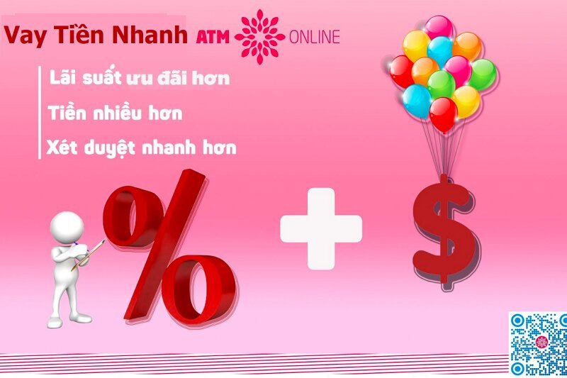 ATM Online áp dụng mức lãi suất 12%/năm, 1%/tháng