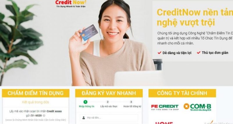 Credit Now là tổ chức trung gian kết nối khách hàng đang có nhu cầu vay đến với các công ty tài chính